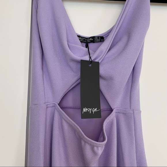 Nasty Gal Twist Front, Cut Out Maxi Dress, Size 0 - Picture 2 of 4